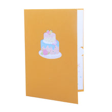 Hlaða mynd í myndagallerí, Þrívíddarkort - kaka og fiðrildi